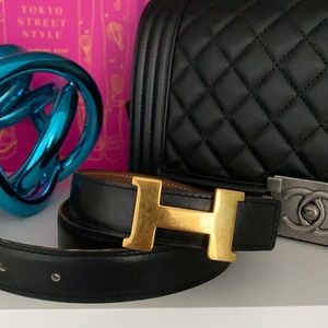 Hermès H Constance Belt 65 Reversible 24mm